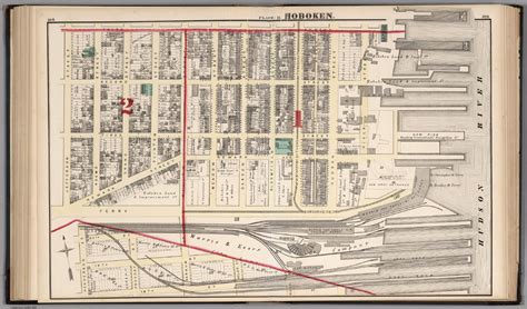 Hoboken Plate B David Rumsey Historical Map Collection