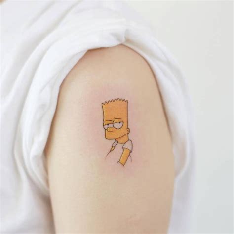 Bart Simpson Tattoo Outline Crossword