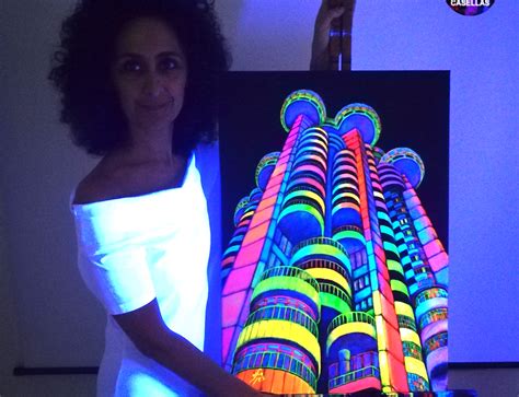 Torres Blancas Arte Fluorescente Vicky Casellas En 2023 Arte