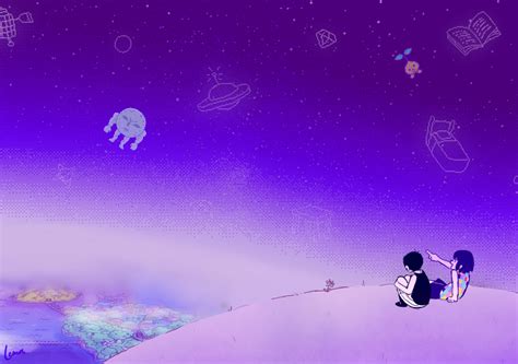 Kel And Omori Otherworld Background By Foxybonzi On Deviantart