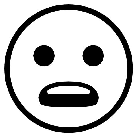 Frowning Face With Open Mouth Vector Svg Icon Svg Repo