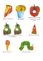 You can use them to let your children practice to create patterns using the food the caterpillar ate or to create graph of the food that the caterpillar ate. Very Hungry Caterpillar Food Labels.pdf (With images ...