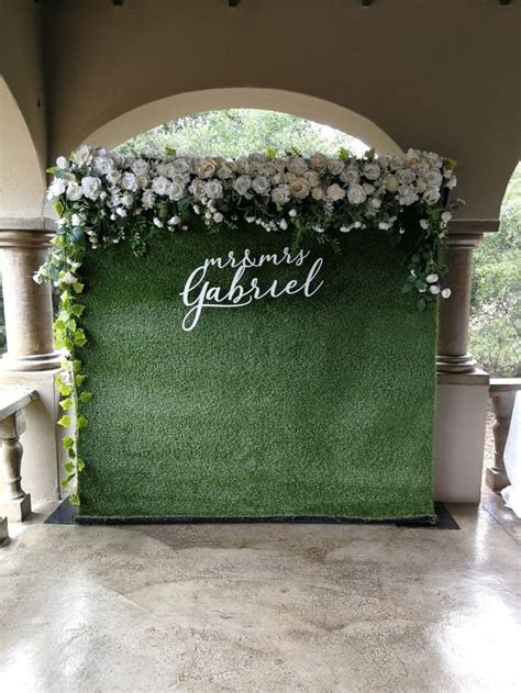 Grass Flower Wall Backdrop For Hire Flower Wall Backdrop Flower Wall