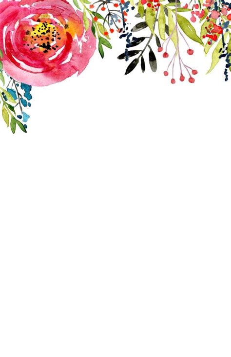 Free Printable Floral Stationery Template Poppies Gladiolus
