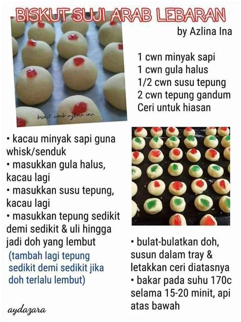 Screenshosts of resepi biskut raya. resepi biskut raya azlina ina | Red velvet cookies, Resepi ...