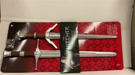 The Witcher Geralt Of Rivia Foam Swords Costume Accessory Review Youtube