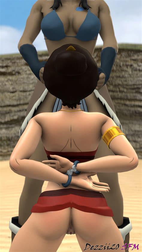 Rule 34 1futa 1girls 3d Avatar The Last Airbender Azula Clothing Crossover Dark Skinned