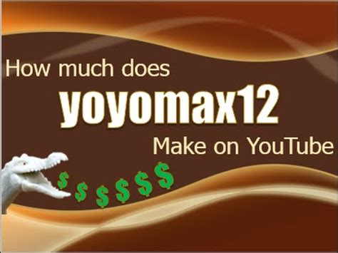 When it comes to a viral video, how much money a youtube creator makes can vary wildly. How much money does Yoyomax12 make on YouTube 2015 - YouTube