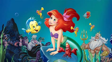 1080p Free Download Sea Mermaid Movie Red Hair The Little Mermaid Ariel The Little