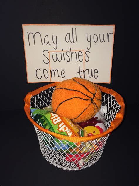 I Made This T Basket For My Boyfriends First Basketball Game Of The