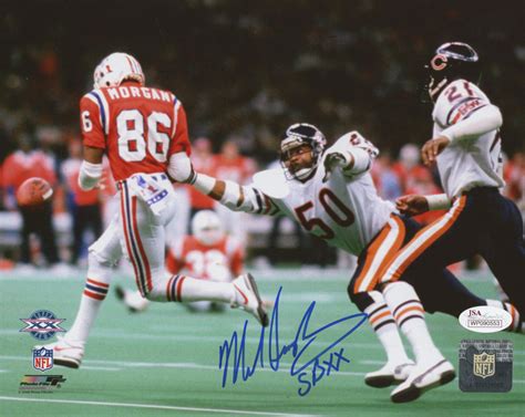 Mike Singletary Signed Bears 8x10 Photo Inscribed Sbxx Jsa Coa