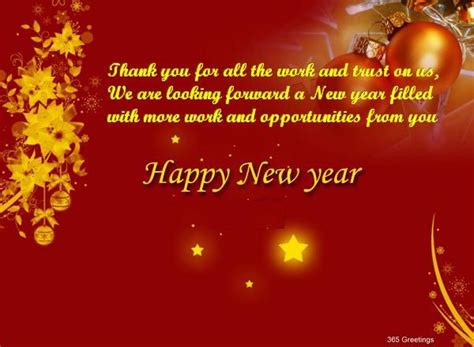 If one of your friends, colleagues or someone from your family is taking the bold step, send your wishes and congratulations by the dozen. Business New Year Messages - 365greetings.com | New year ...