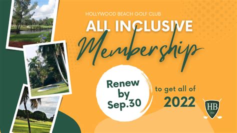 Renew Your Membership Hollywood Beach Golf Club