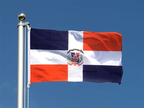 Die flagge der türkischen republik nordzypern (trnz) ist die offizielle nationalflagge des staates im norden der insel zypern. Dominikanische Republik - Flagge 60 x 90 cm - FlaggenPlatz