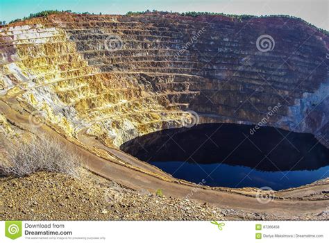 Red River Mines Minas Del Rio Tinto Stock Photo Image Of Spanish