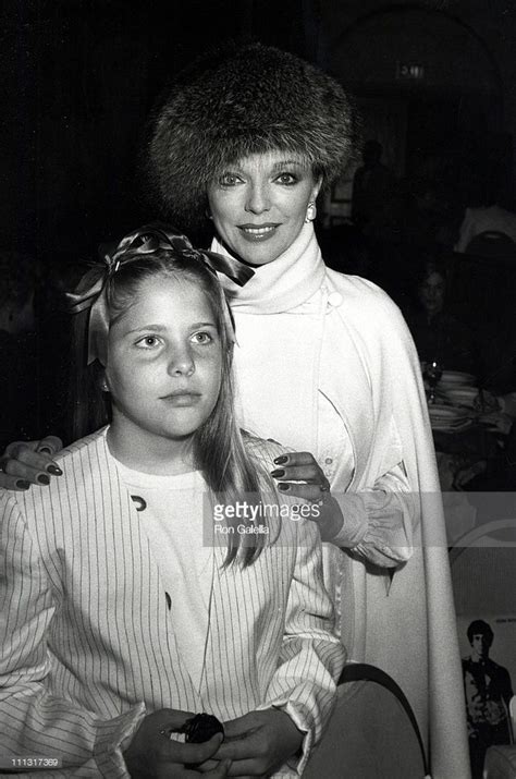 Joan Collins And Her Daughter Katiec1983 Joan Collins Dame Joan