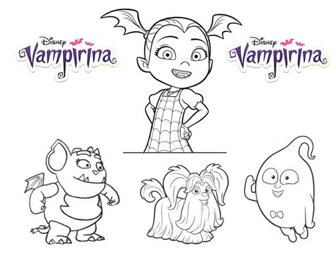 Total Imagen Dibujos Vampirina Para Imprimir Y Colorear