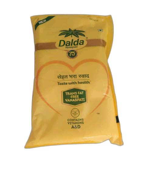 Mono Saturated Dalda Trans Fat Free Vanaspati Ghee Packaging Type