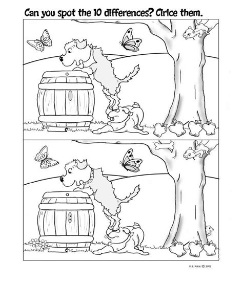 Spot The Difference Free Printables