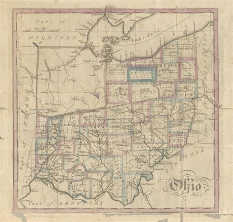 John Skrtic On Twitter Map Of Ohio Ca 1815 Published In Melish