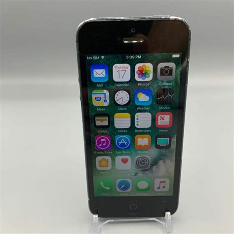 Apple Iphone 5 32gb Black And Slate Unlocked A1428 Gsm For Sale