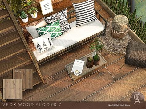 To ensure our readers are only met with the most comprehensive tutorial, we've brought on community builder adelaidebliss to put it all together for you. Pralinesims' VEOX Wood Floor 7 | Sims 4 cc furniture, Wood ...
