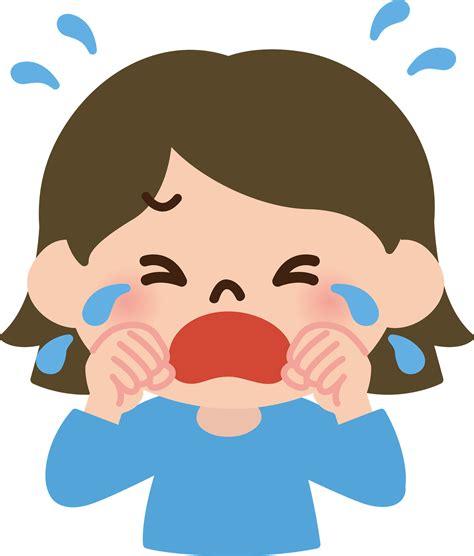 Kids Crying Clipart