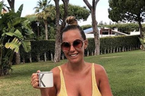 Kate Wright Flaunts Curves Beyond Comprehension In Minuscule Tie Up Bikini Daily Star