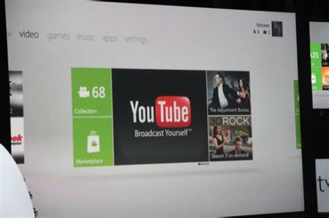Xbox Live Adding Ui Changes Youtube Bing And New Kinect Support