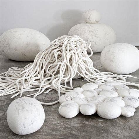 CUSHIONS ROCK, lana merino, fatto a mano in Sud Africa ...
