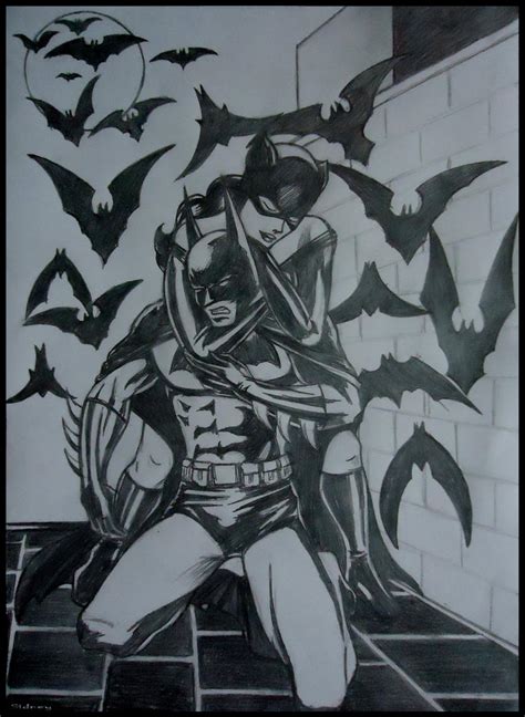 Batman Vs Catwoman By Sidneydesenhus On Deviantart