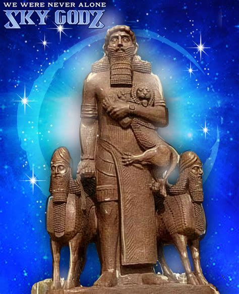 Sky Godz — Recreation Of A Statue Of Gilgamesh King Of Uruk