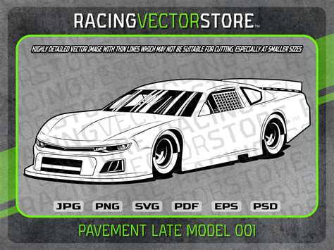 Late Model Race Car Coloring Pages