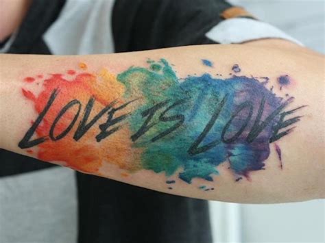 Gay Pride Tattoos Watercolor Kaserdash
