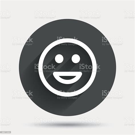 Smile Icon Happy Face Symbol Stock Illustration Download Image Now