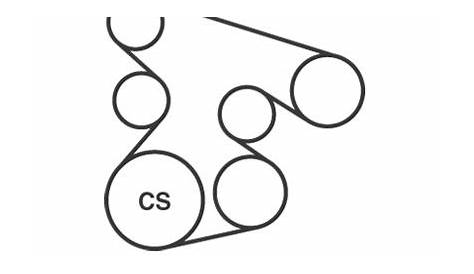 2003 honda odyssey serpentine belt diagram