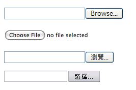 The default file upload button is ugly. 【卜維丰】自訂 input type="file" 格式