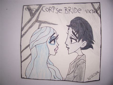 Tim Burtons Corpse Bride Victor And Emily Drawing By Sunlightmuse