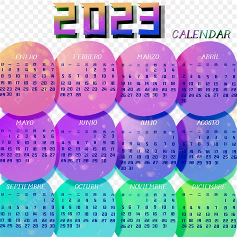 2023 Calendars Png Transparent 2023 Calendar Blue Purple 2023