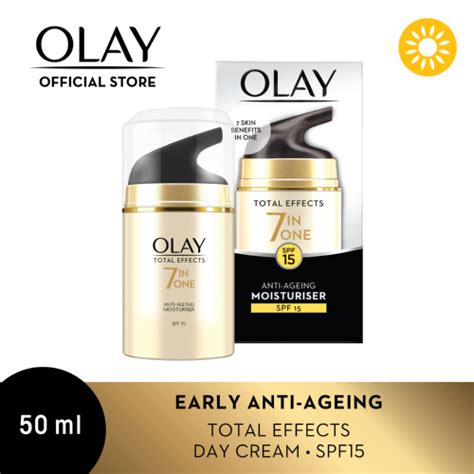 Olay Total Effects Spf15 7 In 1 Moisturiser And Sensitive Protection 50ml