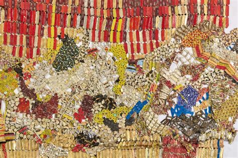El Anatsui Freedom At Goodman Gallery Cape Town South Africa On 24