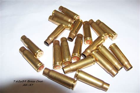 762x39 Ak 47 Brass Rifle Bullet Shell By Bullseyebulletgear