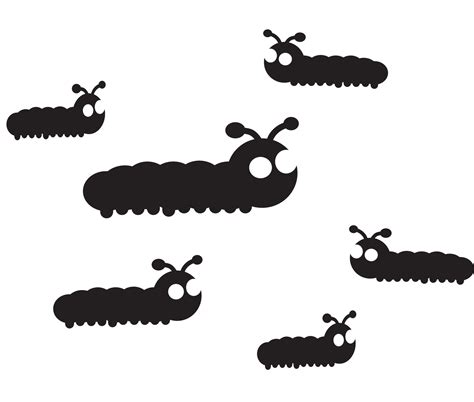 Worm Silhouette Vector Art Icons And Graphics For Free Download