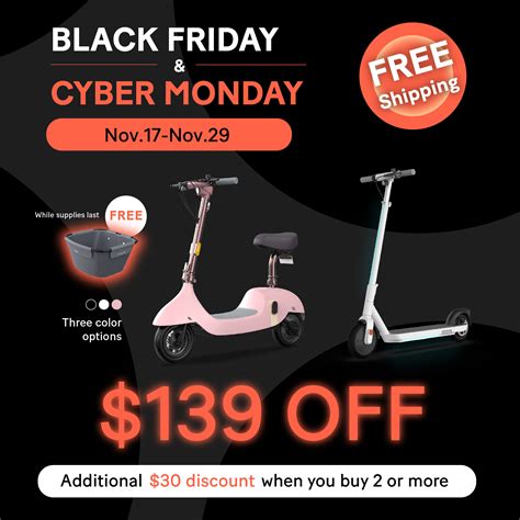OKAI Launches Neon Electric Scooter and Black Friday, Cyber Monday Mega