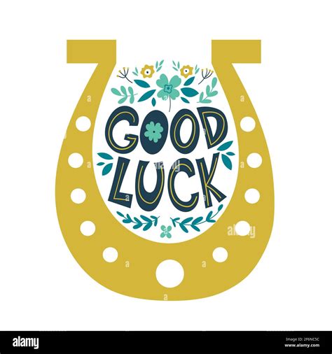 Good Luck Lettering Stock Vector Image And Art Alamy