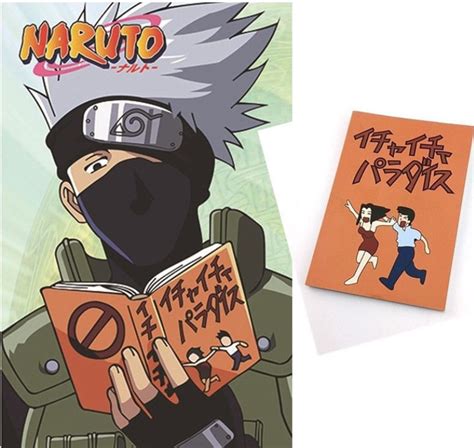 Caderno Livro Icha Icha Paradise Kakashi Hatake Naruto Item De