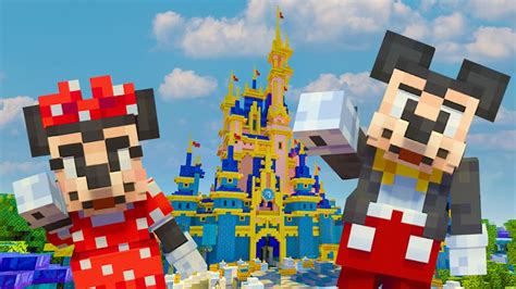 Minecraft Walt Disney World Magic Kingdom Dlc Youtube
