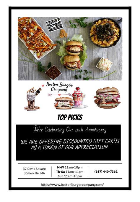 Order now and enjoy food from applebee's. American Food Restaurants Near Me - Boston Burger Company ...