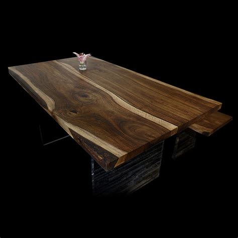 Resin furniture is exceptionally durable. Earthy Wild Walnut & Resin Coffee Table | Earthy Timber ...