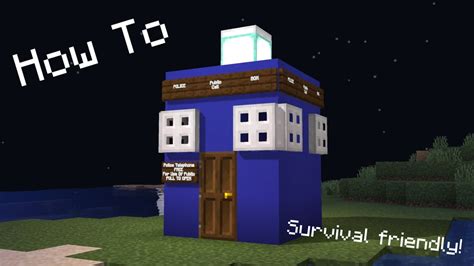 How To Build A TARDIS In Minecraft Shorts YouTube